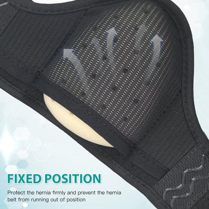 Inguinal Hernia Belt, Hernia Support Belt with Removable Compression Pad