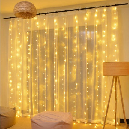 Fairy Curtain with 300 LED Lights & 8 Lighting Modes | Enchanting Decor for Cozy Indoor and Outdoor Ambiance