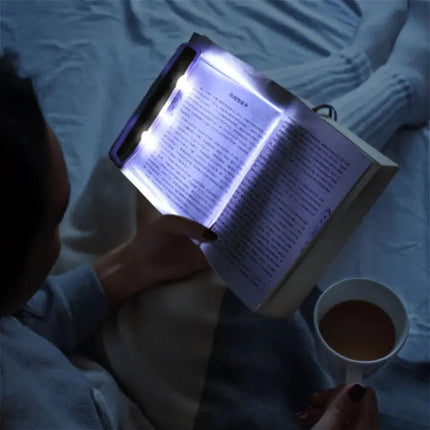 Book Light for Reading in Bed, Flat LED Reading Light with 2 Brightness Levels – image 4