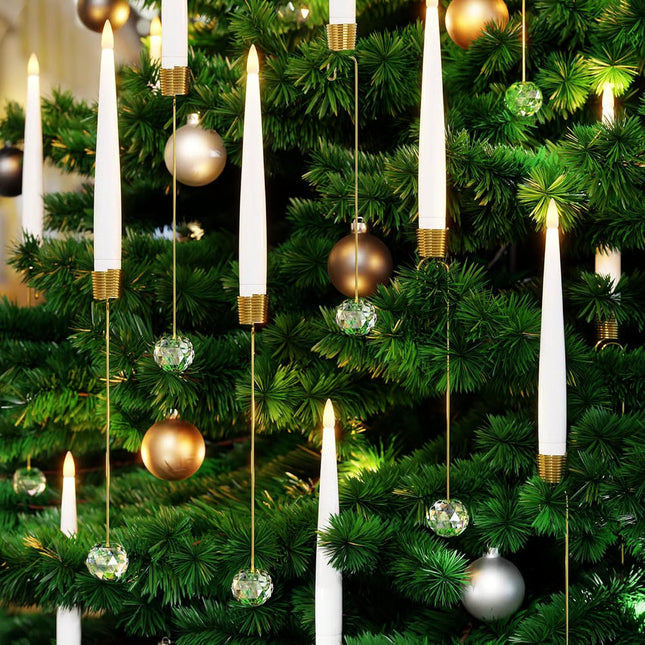 LED Christmas Tree Lights with Remote Control & Warm Glow | Battery-Powered Holiday Decor for Safe Enchantment 1