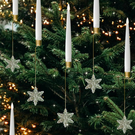 LED Christmas Tree Lights with Remote Control & Warm Glow | Battery-Powered Holiday Decor for Safe Enchantment 2