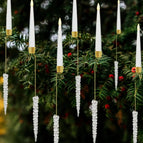 6x Icicle Candles