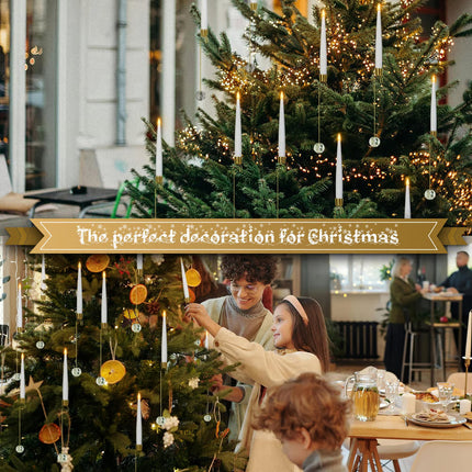 LED Christmas Tree Lights with Remote Control & Warm Glow | Battery-Powered Holiday Decor for Safe Enchantment 5
