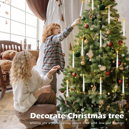 LED Christmas Tree Lights with Remote Control & Warm Glow | Battery-Powered Holiday Decor for Safe Enchantment 6