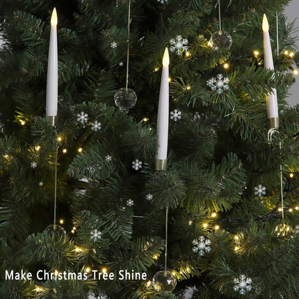LED Christmas Tree Lights with Remote Control & Warm Glow | Battery-Powered Holiday Decor for Safe Enchantment 7