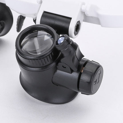 LED Magnifying Glass with Light | Adjustable Headband & 8X-23X Magnification for Precision Work 4