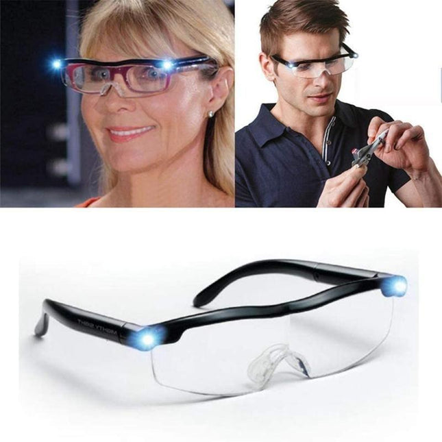 LED Magnifying Glasses for Reading with Adjustable Light | Hands-Free Design for Enhanced Comfort 0