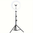 LED Ring Light with Adjustable Tripod Stand | Bright Illumination for Photography and Streaming 0
