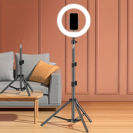LED Ring Light with Adjustable Tripod Stand | Bright Illumination for Photography and Streaming 4