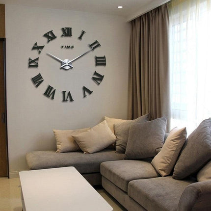Large Wall Clock for Living Room, Oversized Quartz Clock for Home Decor