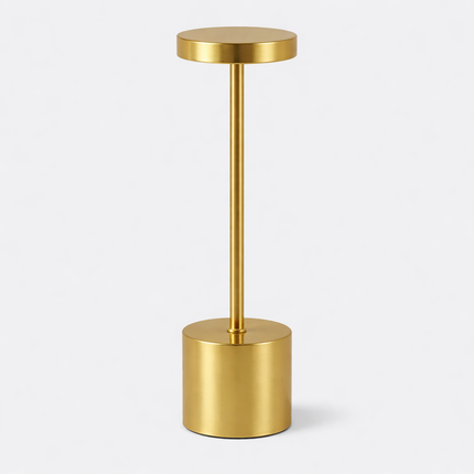 Cordless Table Lamps, Rechargeable Lamp with USB Charging, Metal Bedside Lamp for Nightstand and Dining Table
