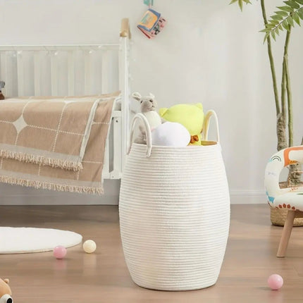 Collapsible Laundry Basket, Laundry Hamper with Handles – image 4