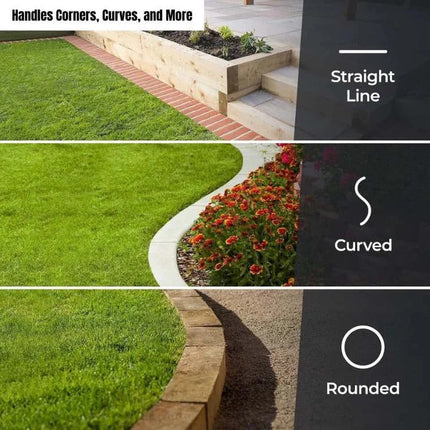 Lawn Edger | Adjustable Height Manual Tool with Ergonomic Grip | Effortless Edging for Neat Garden Borders 1