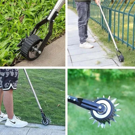 Lawn Edger | Adjustable Height Manual Tool with Ergonomic Grip | Effortless Edging for Neat Garden Borders 4