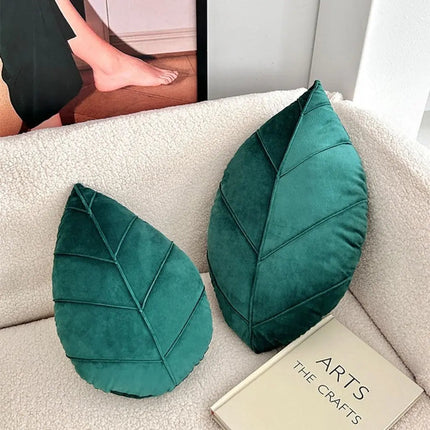 Leaf Throw Pillows, Leaf Shaped Cushion for Couch and Bedroom Decor – image 5