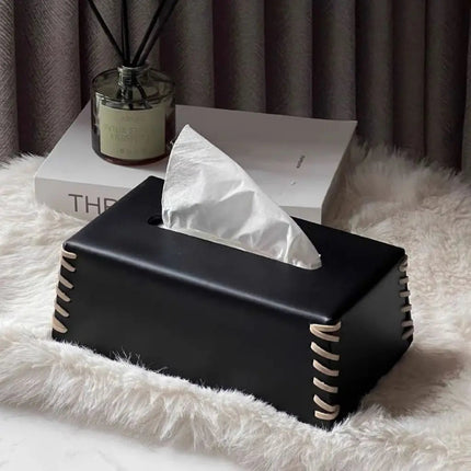 Leather Tissue Box Cover, Home Decor – image 10