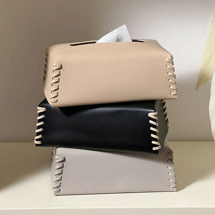 Leather Tissue Box Cover, Bathroom Accessories – image 6