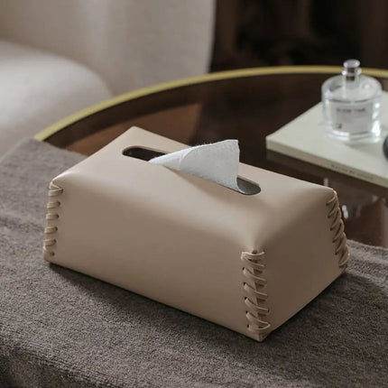 Leather Tissue Box Cover, Bathroom Accessories – image 9