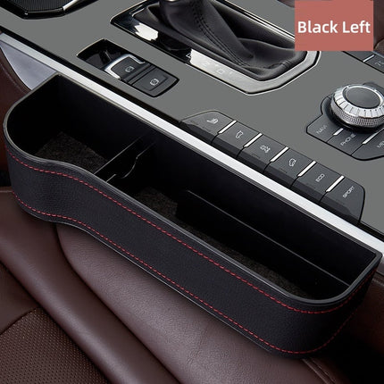 Leather Car Seat Organizer with Cup Holder | Multifunctional Design for Extra Storage and Convenience 0