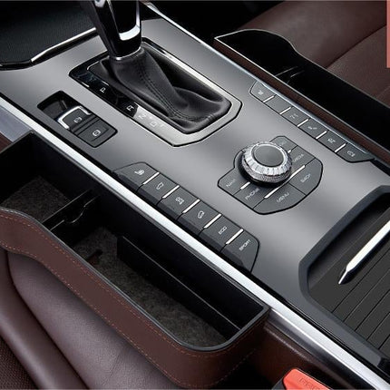 Leather Car Seat Organizer with Cup Holder | Multifunctional Design for Extra Storage and Convenience 19