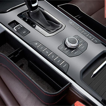 Leather Car Seat Organizer with Cup Holder | Multifunctional Design for Extra Storage and Convenience 24
