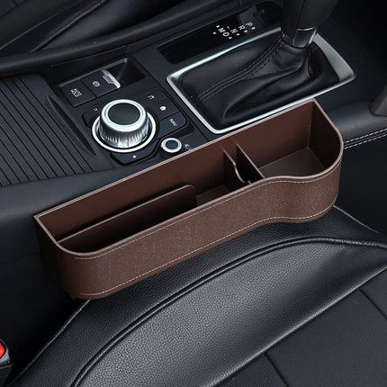 Leather Car Seat Organizer with Cup Holder | Multifunctional Design for Extra Storage and Convenience 27