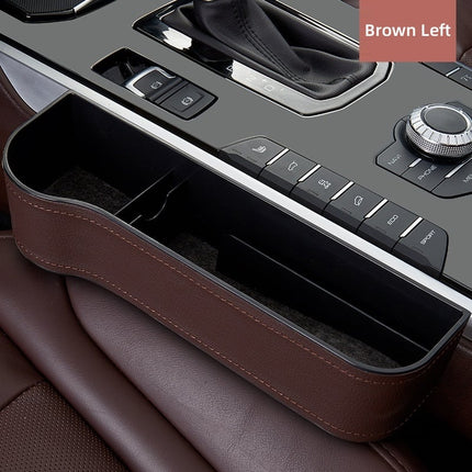 Leather Car Seat Organizer with Cup Holder | Multifunctional Design for Extra Storage and Convenience 30