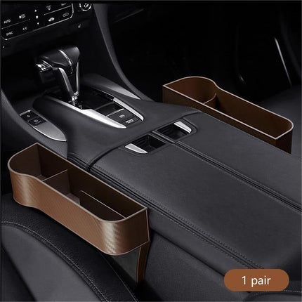 Leather Car Seat Organizer with Cup Holder | Multifunctional Design for Extra Storage and Convenience 9