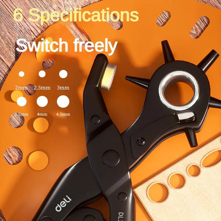 Leather Craft Tools | Precision Leather Punch Pliers with Carbon Steel Blade | Multifunctional Design for Clean Cuts 1