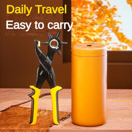 Leather Craft Tools | Precision Leather Punch Pliers with Carbon Steel Blade | Multifunctional Design for Clean Cuts 2