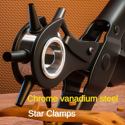 Leather Craft Tools | Precision Leather Punch Pliers with Carbon Steel Blade | Multifunctional Design for Clean Cuts 3