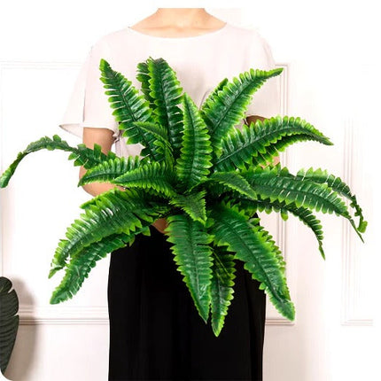 Lifelike Boston Fern | UV Protected Artificial Plant for Year-Round Beauty 1