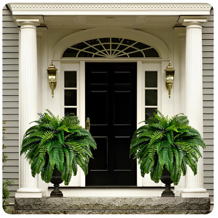 Lifelike Boston Fern | UV Protected Artificial Plant for Year-Round Beauty 4