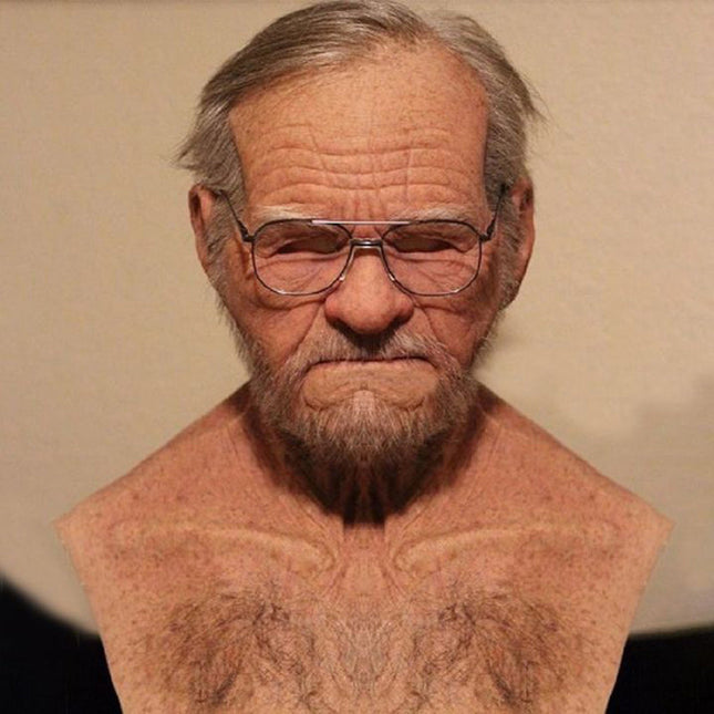 Lifelike | Old Man Latex Mask with Realistic Detail & Comfortable Fit | Perfect for Halloween and Cosplay 1