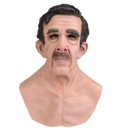 Lifelike | Old Man Latex Mask with Realistic Detail & Comfortable Fit | Perfect for Halloween and Cosplay 33