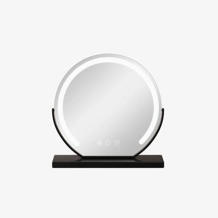 Lighted Vanity Mirror with 360° Rotation & Adjustable Brightness | Modern Makeup Essential for Flawless Grooming 1