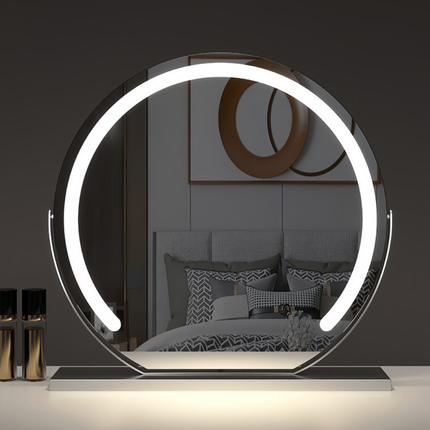 Lighted Vanity Mirror with 360° Rotation & Adjustable Brightness | Modern Makeup Essential for Flawless Grooming 2