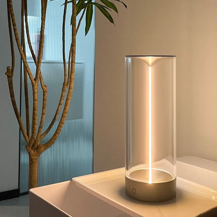 Cordless LED Lamp with Collapsible Lighting String | Touch-Sensitive Control for Dynamic Ambiance