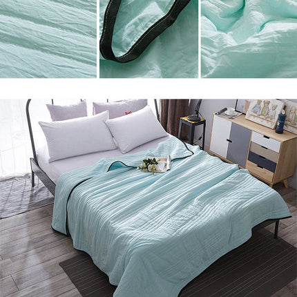 Lightweight Cooling Blanket | Breathable Silk Fabric for Comfortable Sleep 3