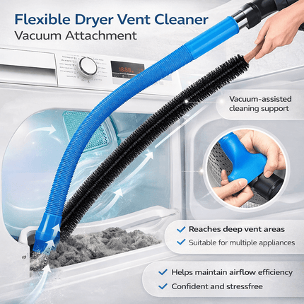 Lint Eliminator | Flexible Dryer Vent Cleaning Tool with Extended Reach | Efficient Lint Removal for Peak Dryer Performance 4