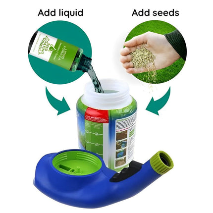 Grass Seed Spray, Hydroseeding Lawn Seed Kit with Hose End Sprayer – image 13