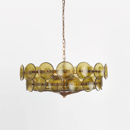 Glass Pendant Light for Dining Room, Foyer Chandelier for Entryway – image 9