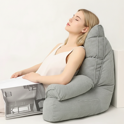 Lounge Comfort | Bed Pillow with Arm Support & Memory Foam | Ideal for Reading and Gaming 3