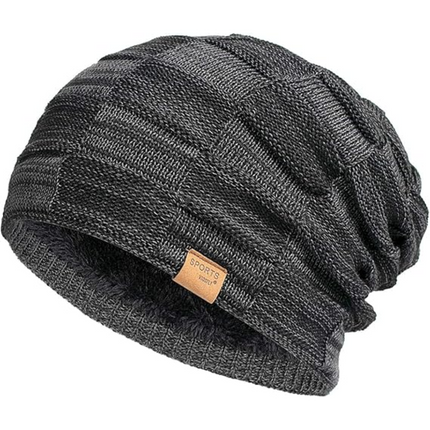 Luca Collection | Slouch Beanie with Thermal Fleece Lining | Stylish Winter Hat for Warmth and Comfort 0