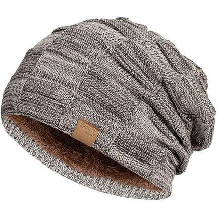 Luca Collection | Slouch Beanie with Thermal Fleece Lining | Stylish Winter Hat for Warmth and Comfort 1