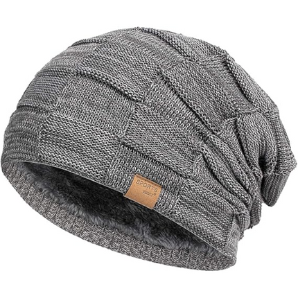 Luca Collection | Slouch Beanie with Thermal Fleece Lining | Stylish Winter Hat for Warmth and Comfort 2