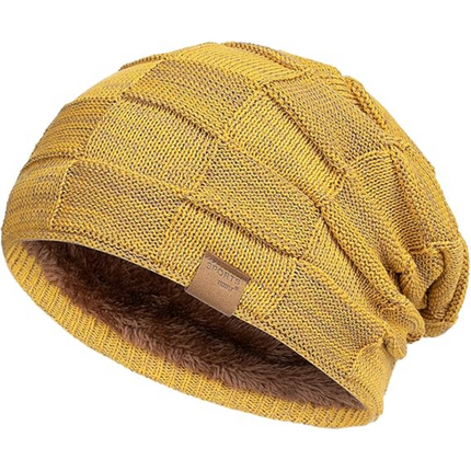 Luca Collection | Slouch Beanie with Thermal Fleece Lining | Stylish Winter Hat for Warmth and Comfort 3