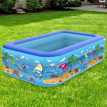 Luftolino | Inflatable Children's Paddling Pool with Cartoon Design | Durable PVC for Safe Summer Fun 3