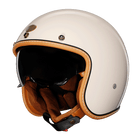 LumaGuard | Motorcycle Helmet with Lightweight ABS Shell | Retro Open Face Design for Stylish, Comfortable Riding 0