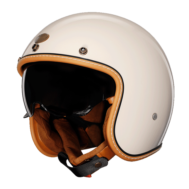 LumaGuard | Motorcycle Helmet with Lightweight ABS Shell | Retro Open Face Design for Stylish, Comfortable Riding 0